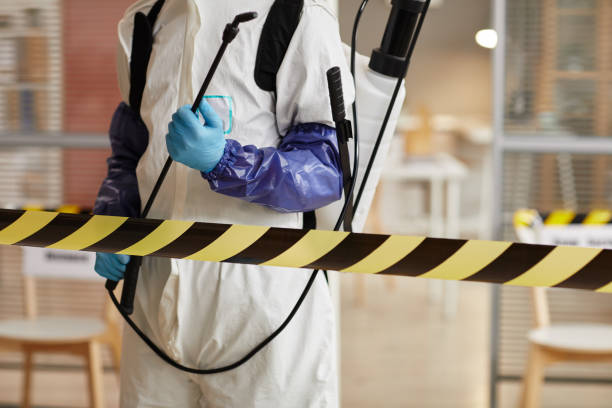 Professional Blood Cleanup technician working in Roachdale, IN